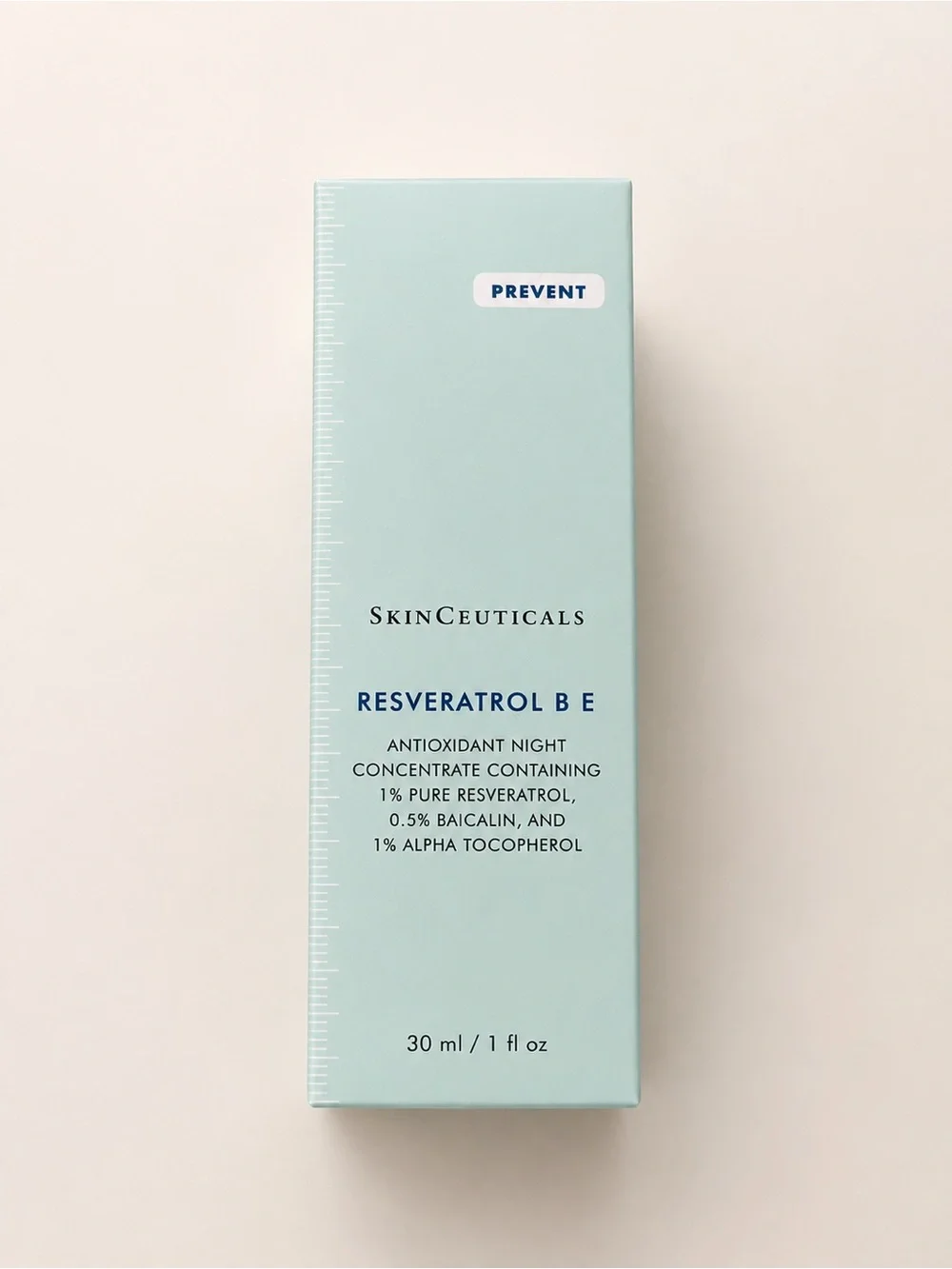 SkinCeuticals Resveratrol B E Mint-Green Antioxidant Night Concentrate
